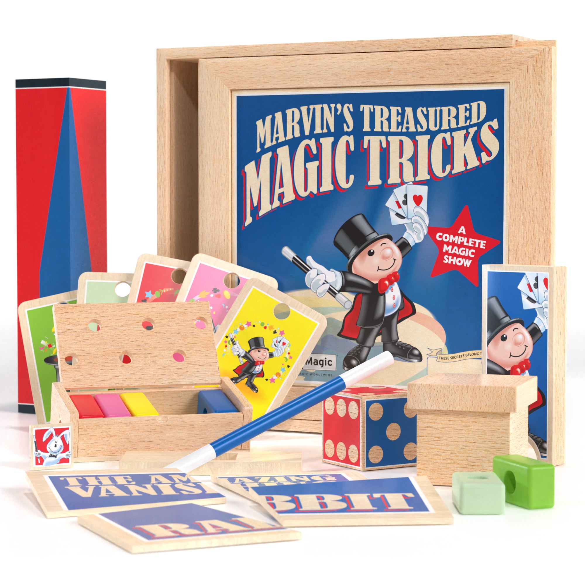 Marvin's Magic - Kids Magic Set - 365 Ultimate Magic Tricks & Illusions |  Magic Tricks for Kids | Includes Svengali Cards, Flash Money Trick, Mind